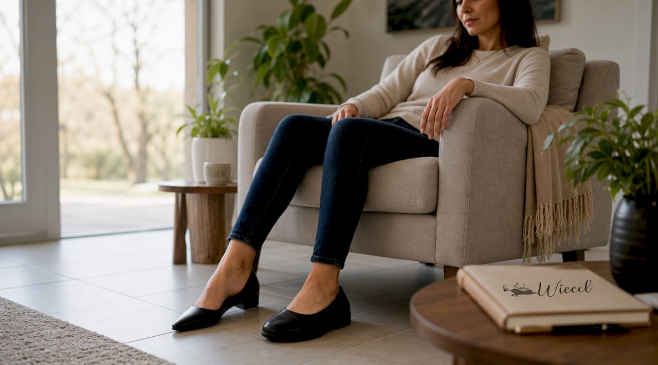 Wie unterscheiden sich schmale und breite Schuhe am Fuß? Ein direkter Vergleich zeigt, wie unterschiedlich sie sitzen und wirken.