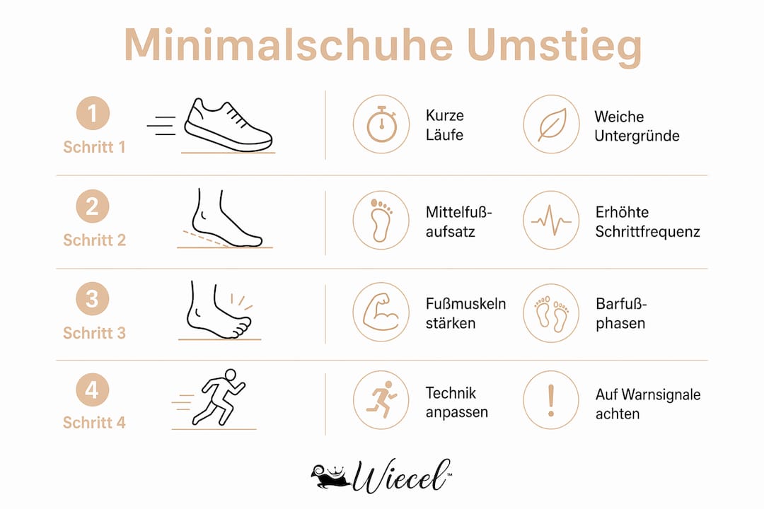 Schritt-für-Schritt-Anleitung: So gelingt der sichere Wechsel zu Barfußschuhen