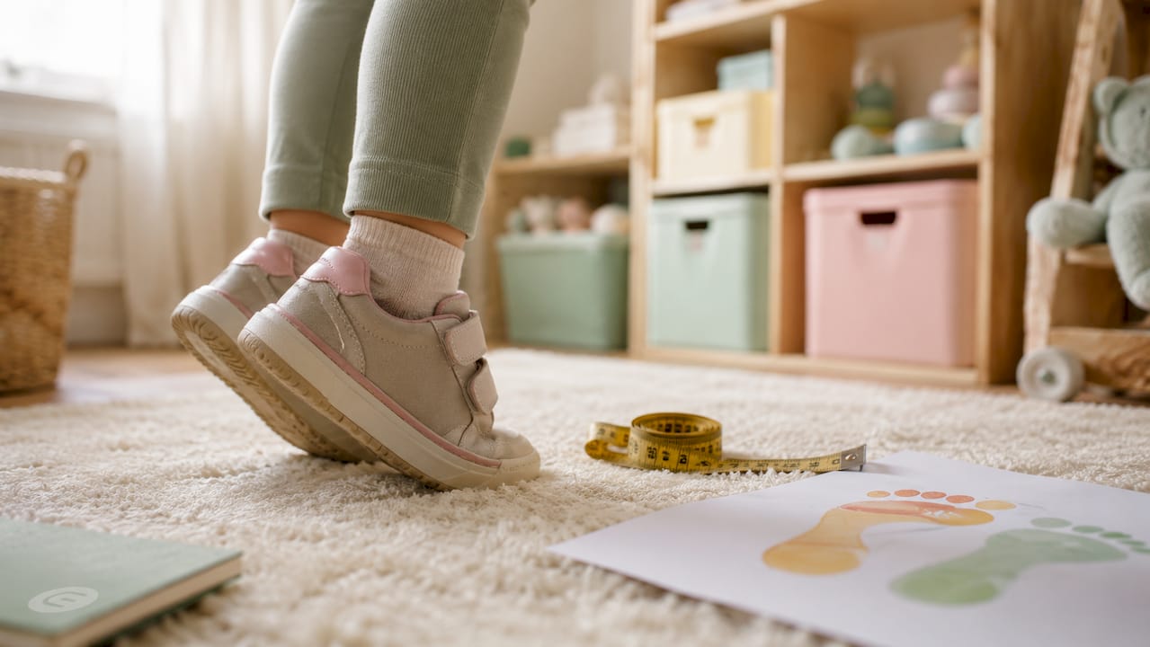 Wenn Kinderfüße in zu kleinen Schuhen stecken, stehen sie oft nur noch auf den Zehenspitzen.