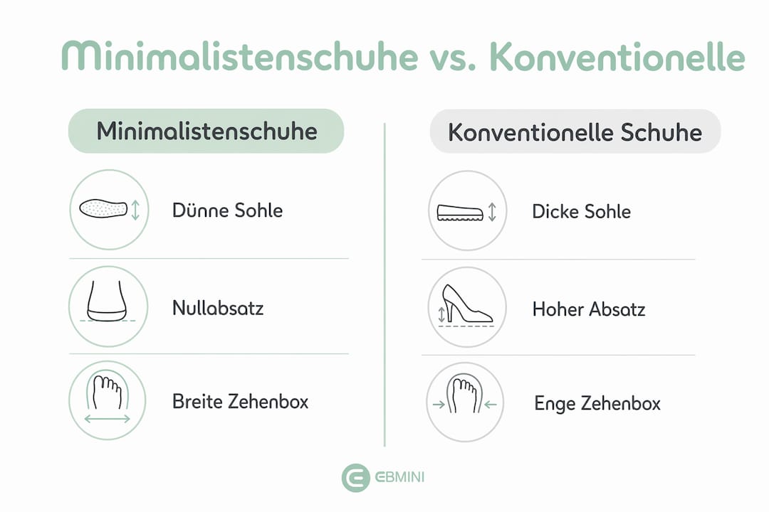 Minimalistische Kinderschuhe im Vergleich zu klassischen Modellen – worin liegen die Unterschiede?