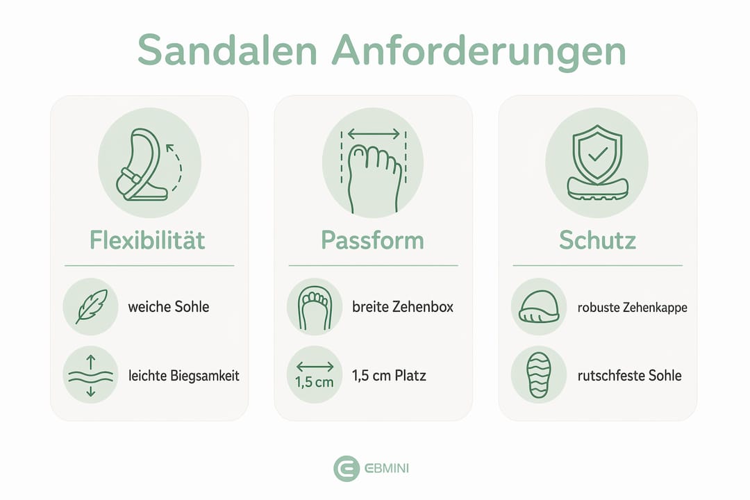 Übersicht: Worauf Eltern beim Kauf von Sandalen für Kleinkinder achten sollten