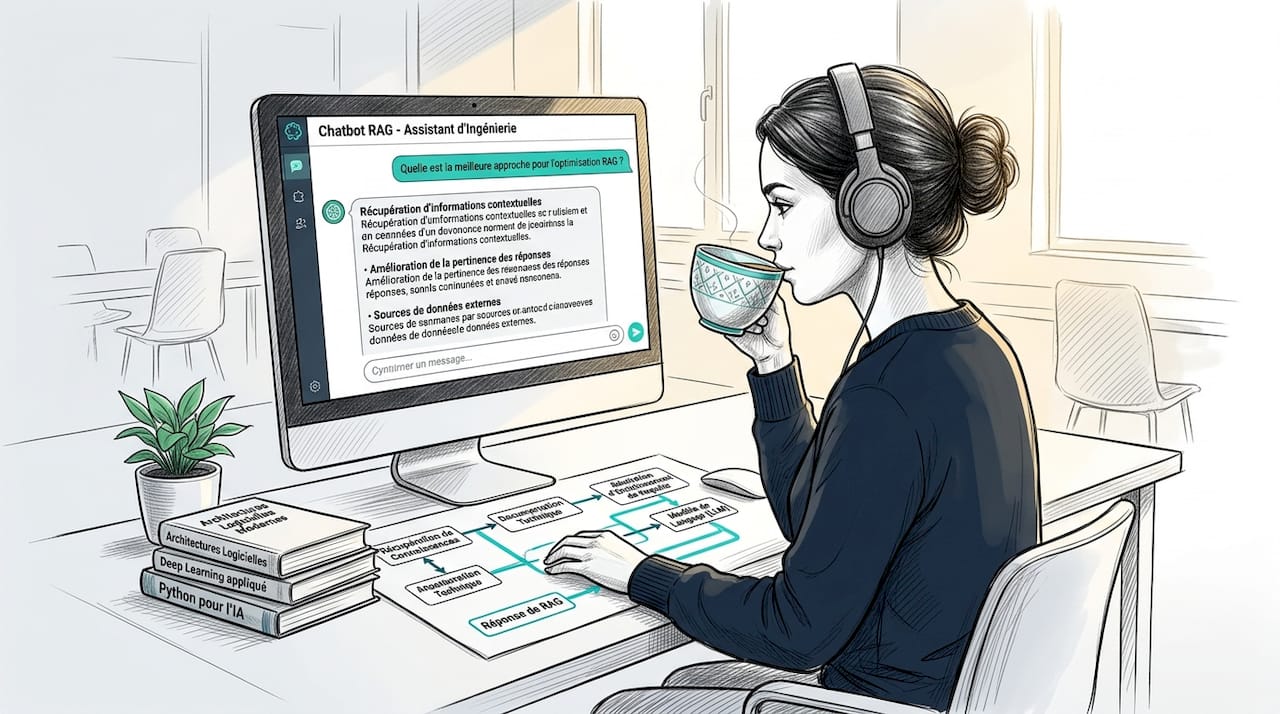 Ingénieur spécialisé dans l’optimisation des réponses RAG pour les chatbots
