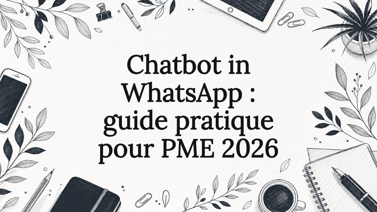 Visuel graphique décoratif pour la page de titre