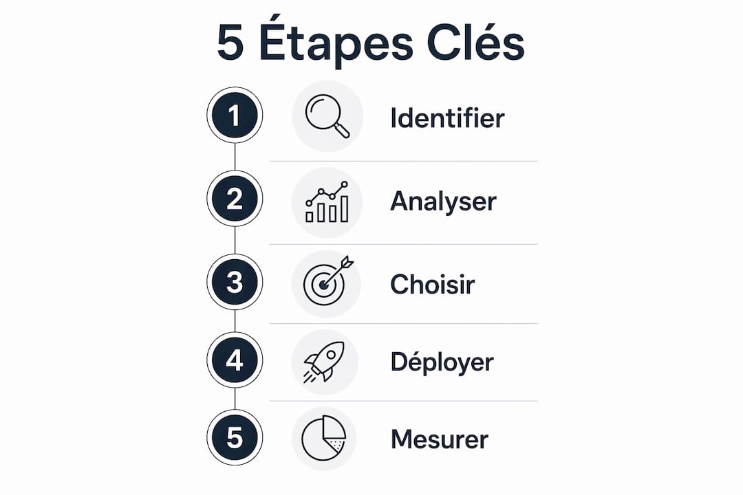 Les grandes étapes de l’automatisation en un coup d’œil
