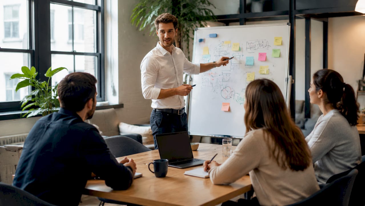 Animation de formations en présentiel, avec des outils d’intelligence artificielle à disposition sur le poste de travail.