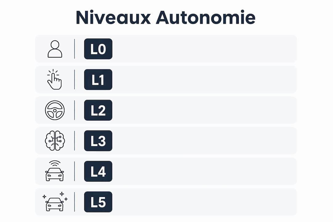 Visualisation des différents degrés d’autonomie des agents intelligents