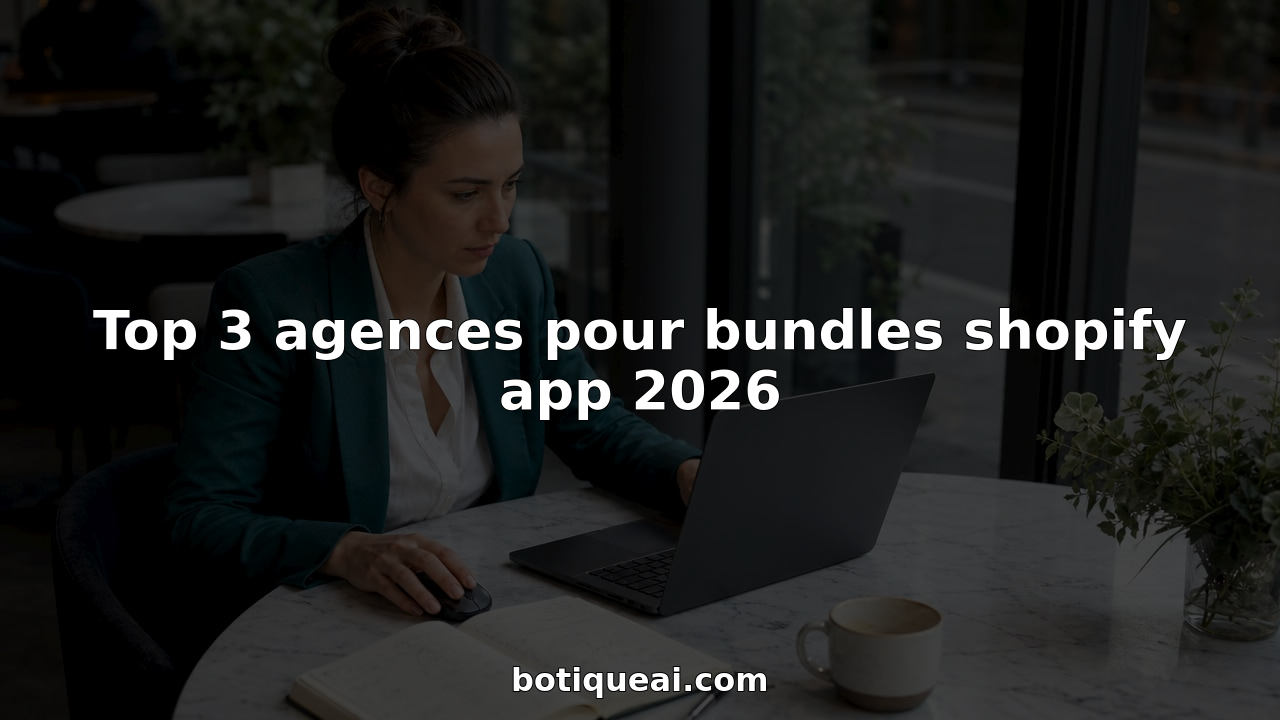 Une femme développe de nouveaux modules pour Shopify, concentrée devant son ordinateur.