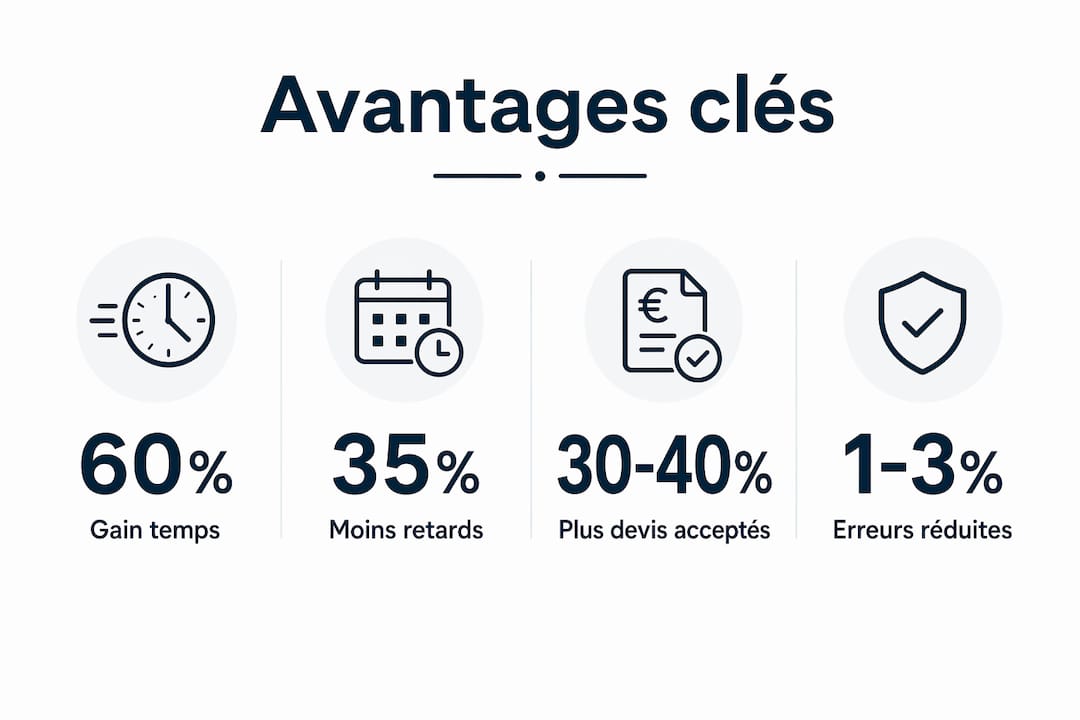 Les avantages de l’automatisation pour les artisans présentés en infographie