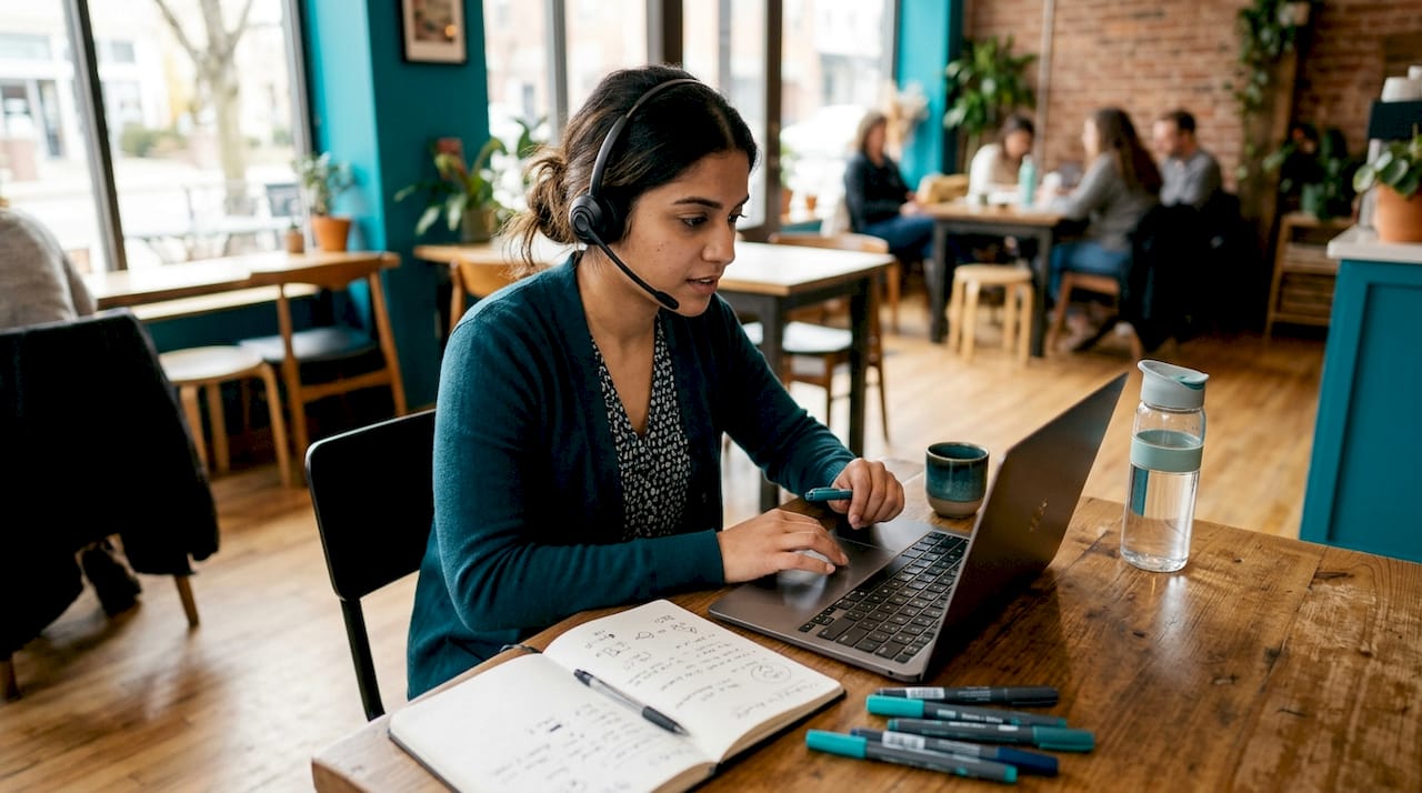 Customer service agent using AI chatbot software
