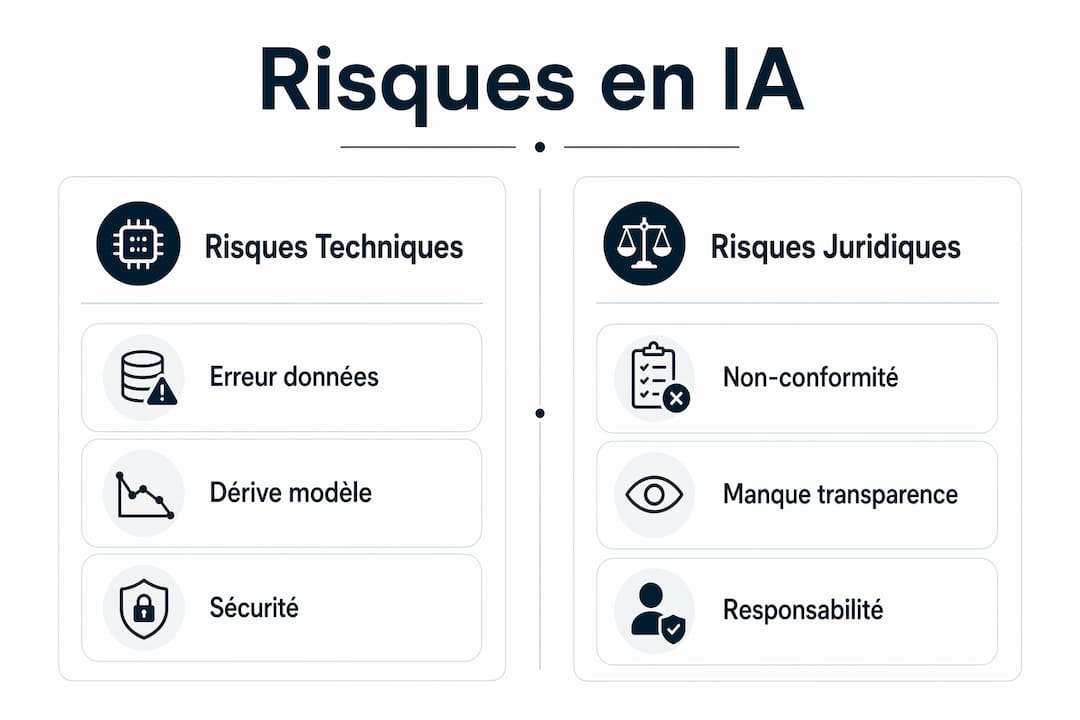 Infographie : panorama des enjeux techniques et juridiques liés à l’intelligence artificielle