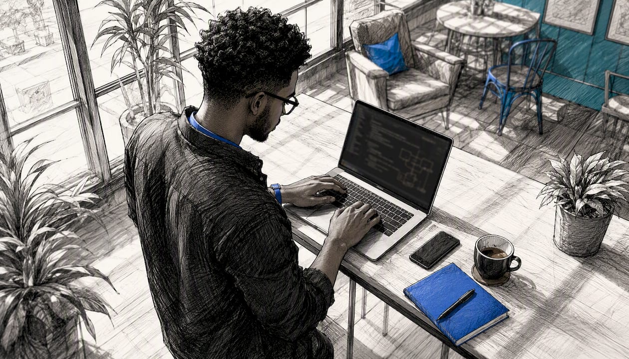 Developer automating single user journey