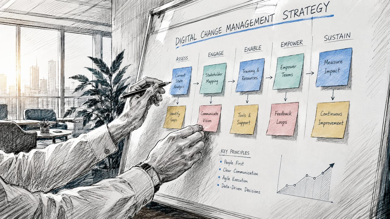 Digital Change Management: A Leader's Implementation Guide