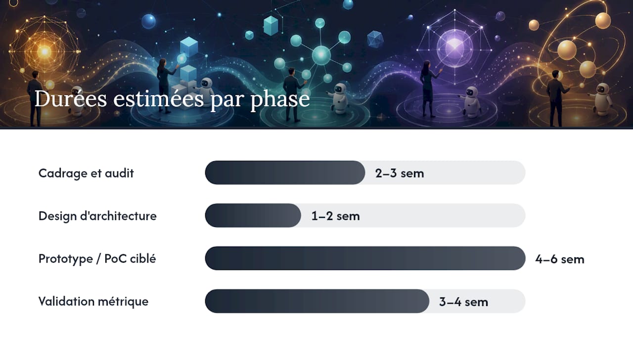 Comment piloter un projet d'orchestration du PoC à la production ? — overview diagram