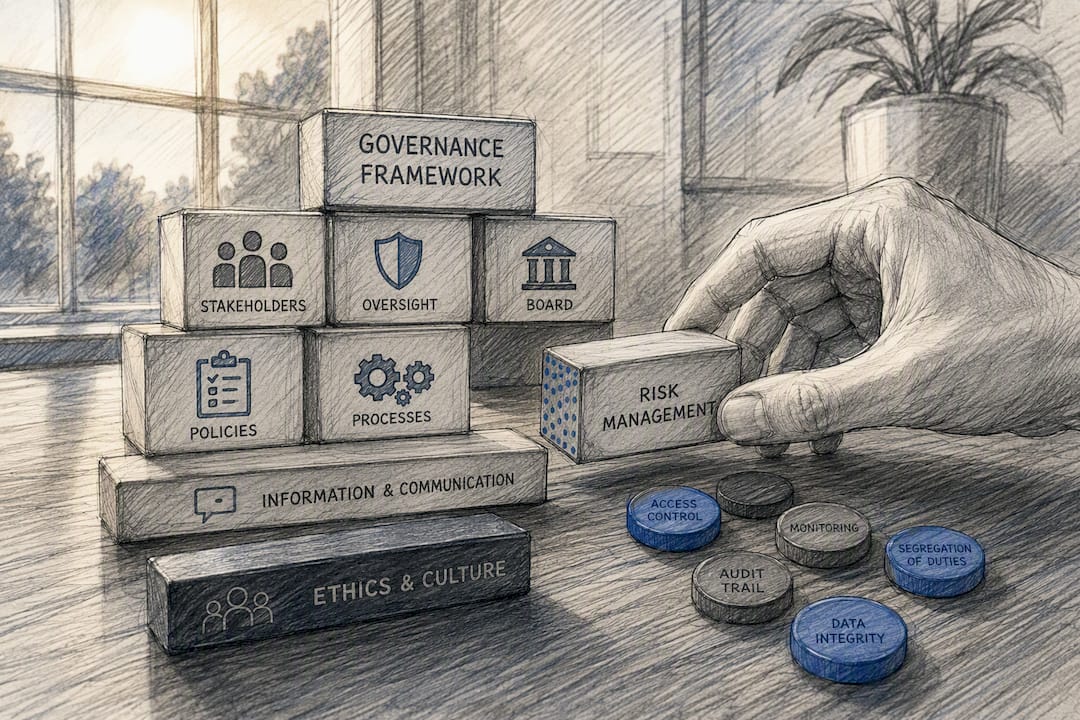 Hand moving wooden governance blocks