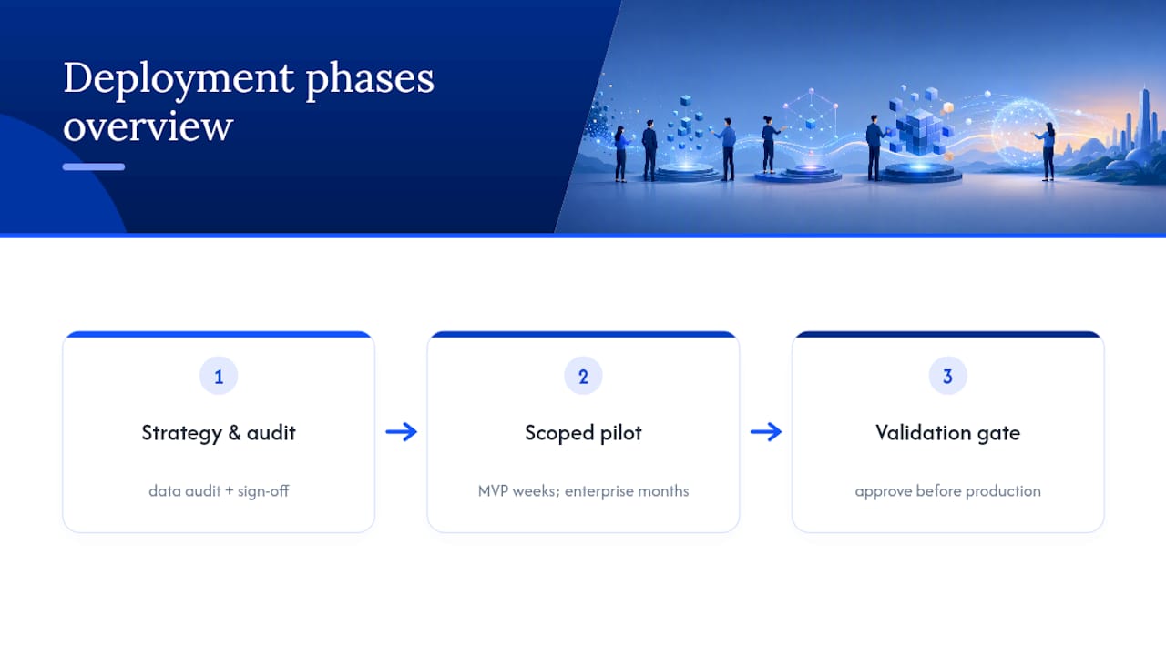 BotiqueAI's Perspective on Deployment Timing — overview diagram