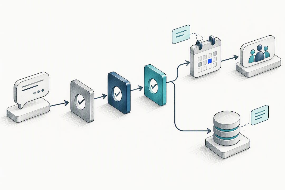 Automated lead qualification to meeting flow