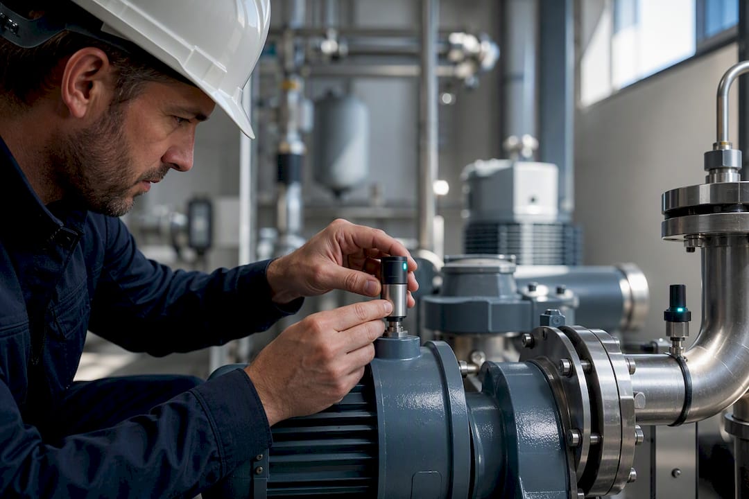 Capteurs installés pour la maintenance prédictive
