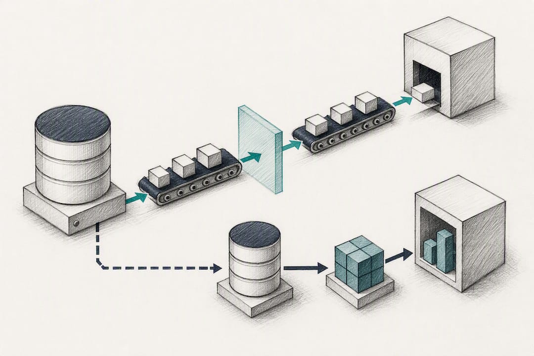 ERP workload separation for scalable AI