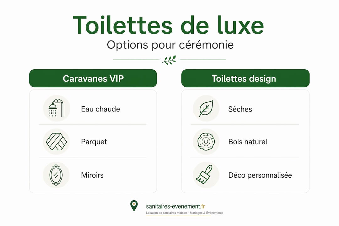 Infographie : panorama des différentes catégories de toilettes haut de gamme
