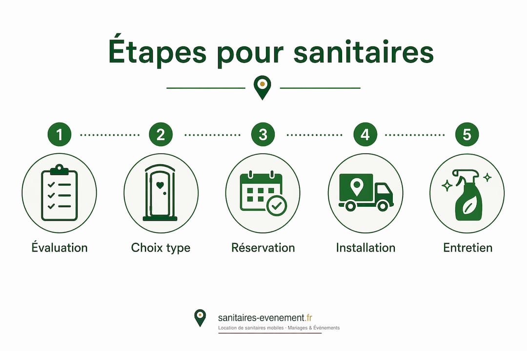 Infographie détaillant le protocole sanitaire à suivre lors d’un mariage à la ferme