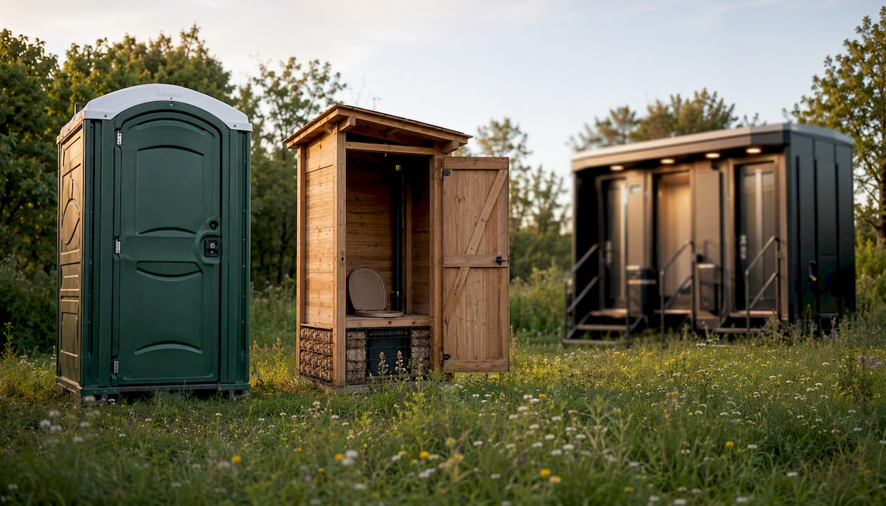 Les différentes solutions de toilettes mobiles proposées lors des festivals