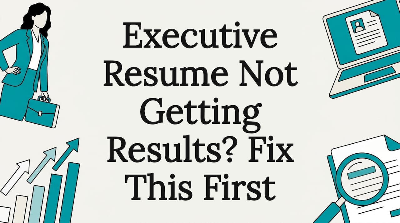 Executive Resume Not Getting Results? Fix This First