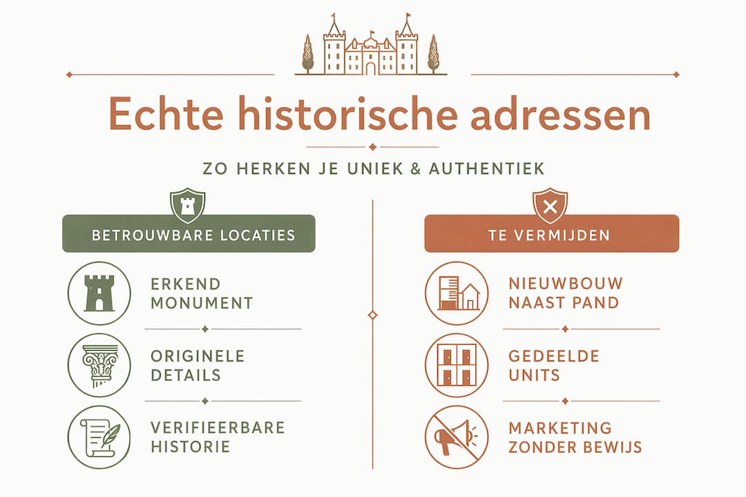 Infographic: hoe herken je bijzondere historische adressen?