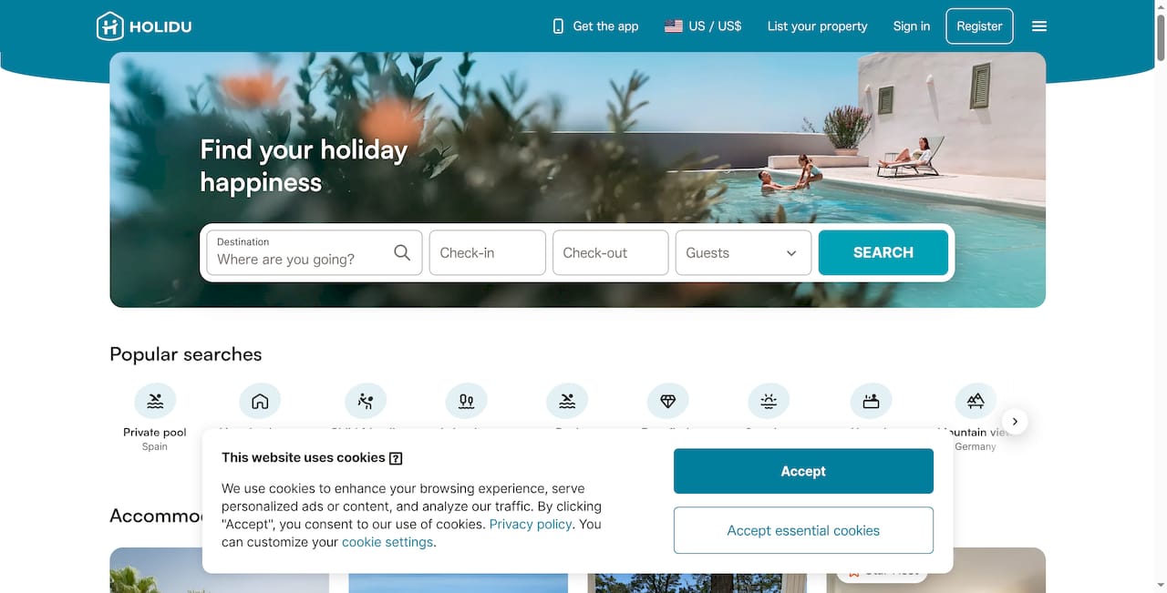 https://holidu.com