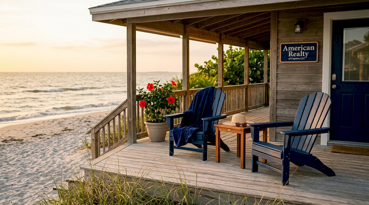 Beachfront vacation rental house with ocean view