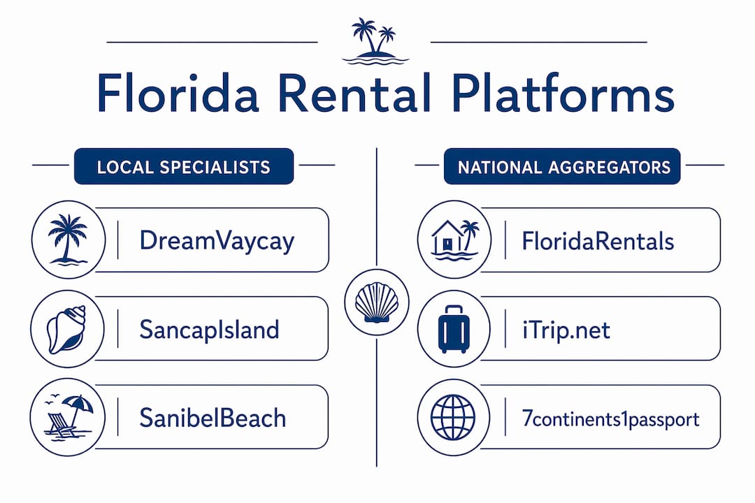 Infographic comparing local and national Florida rental platforms