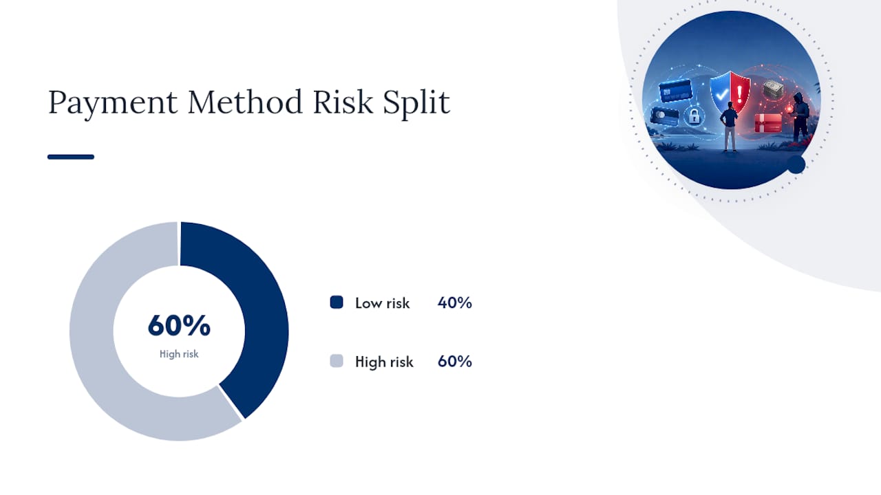 Risk comparison chart of vacation rental payment methods