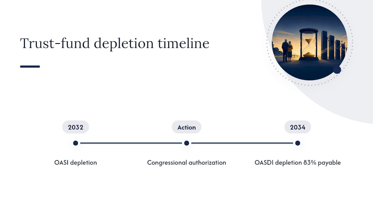 OASI and DI trust fund timelines