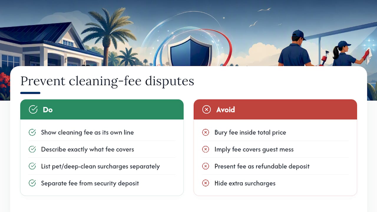 Why Do Cleaning Fees Cause Booking Disputes? — overview diagram