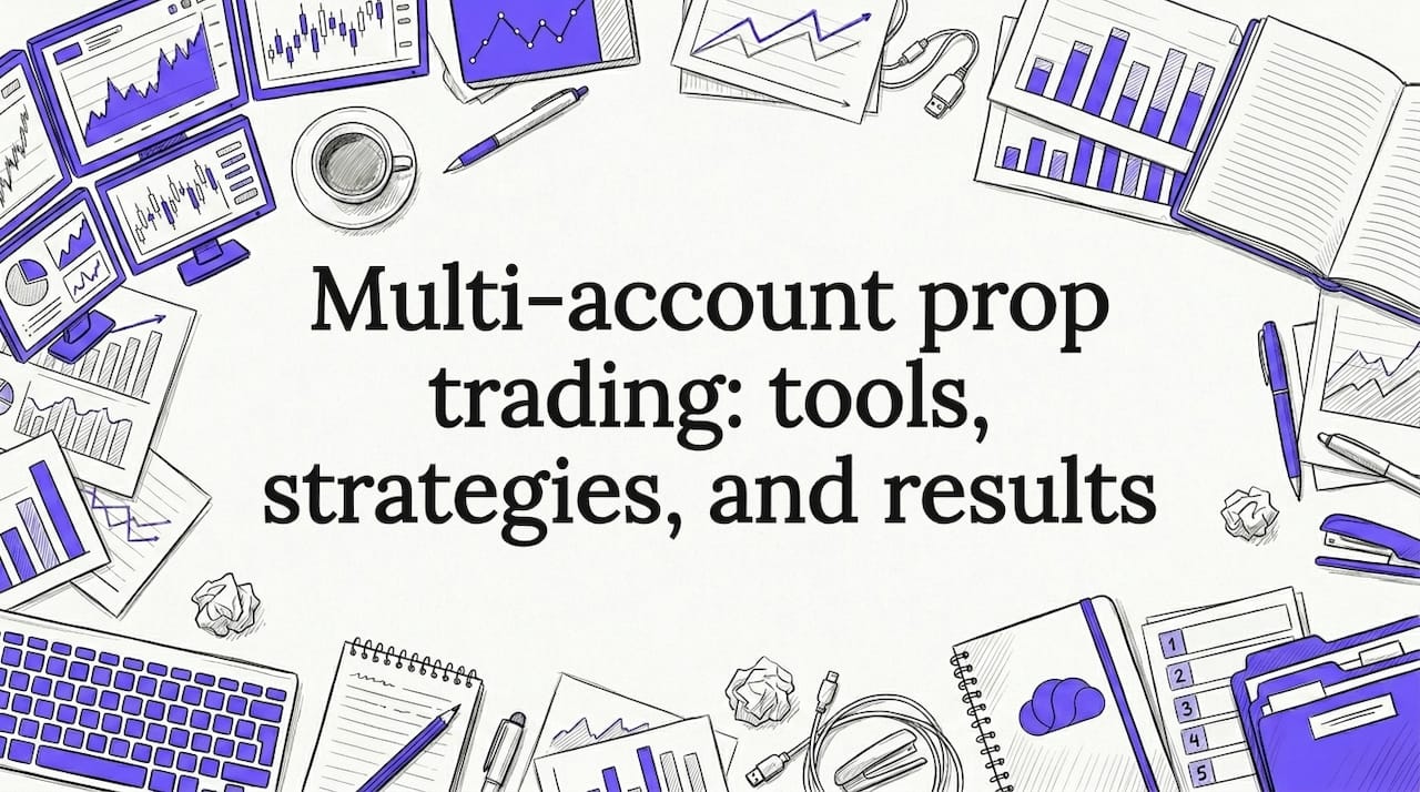 Multi-account prop trading: tools, strategies, and results