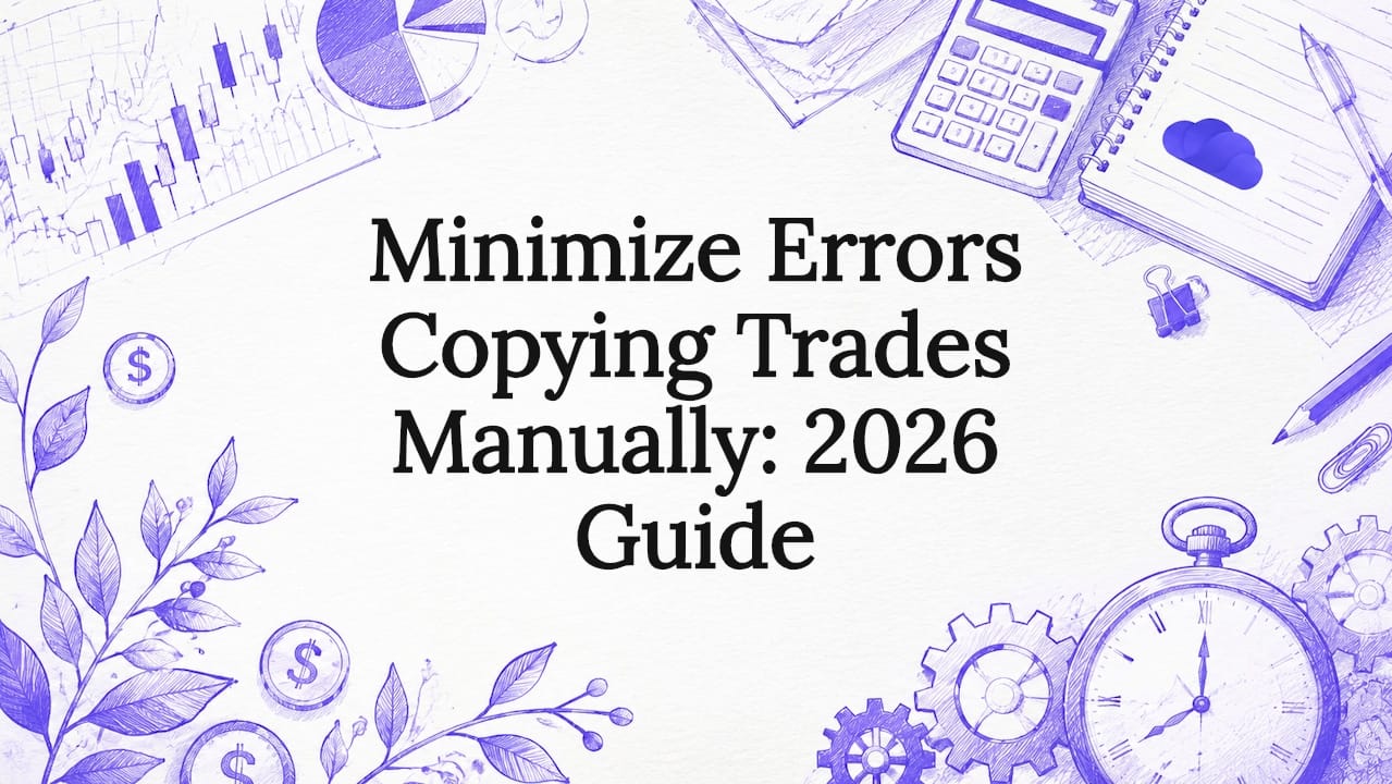Minimize Errors Copying Trades Manually: 2026 Guide