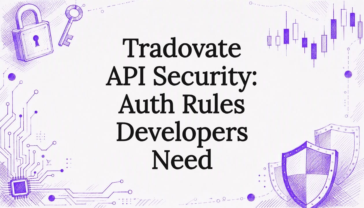 Tradovate API Security: Auth Rules Developers Need