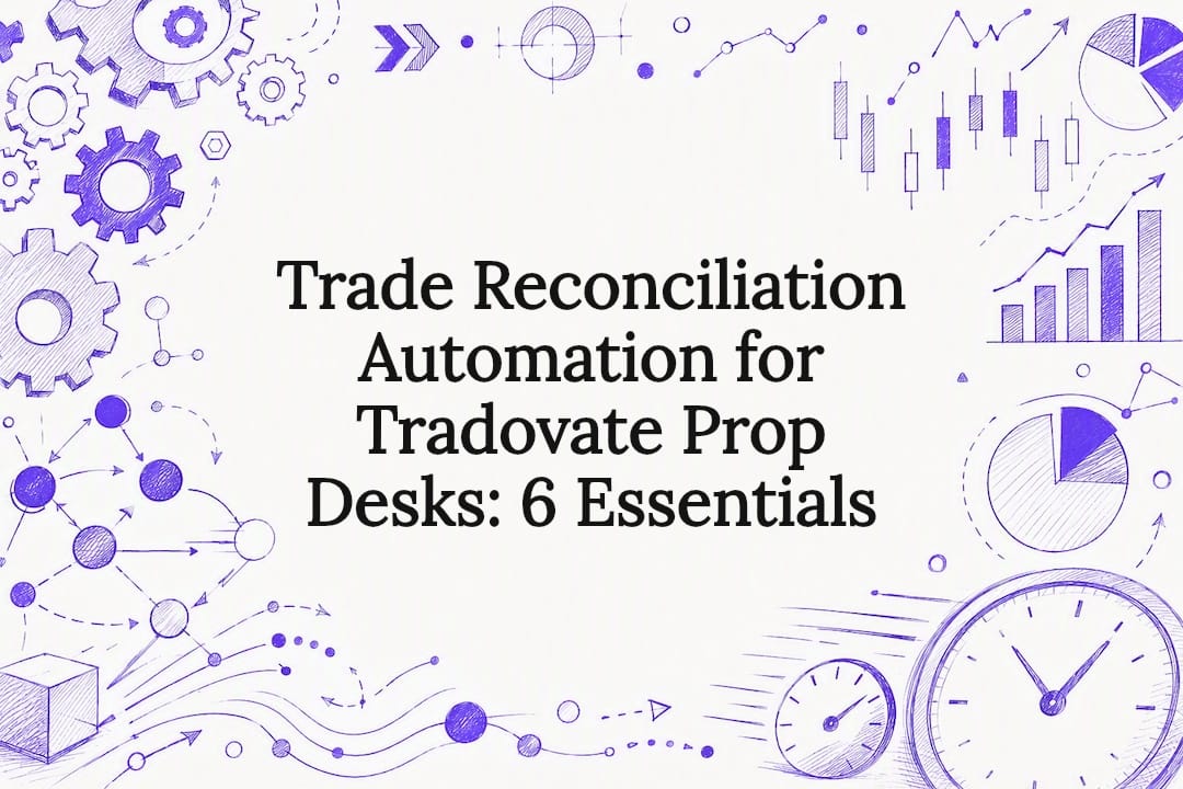 Trade Reconciliation Automation for Tradovate Prop Desks: 6 Essentials