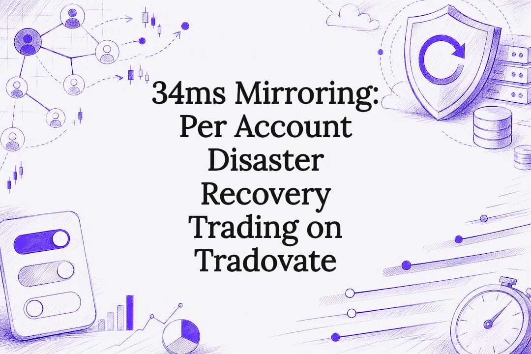34ms Mirroring: Per Account Disaster Recovery Trading on Tradovate