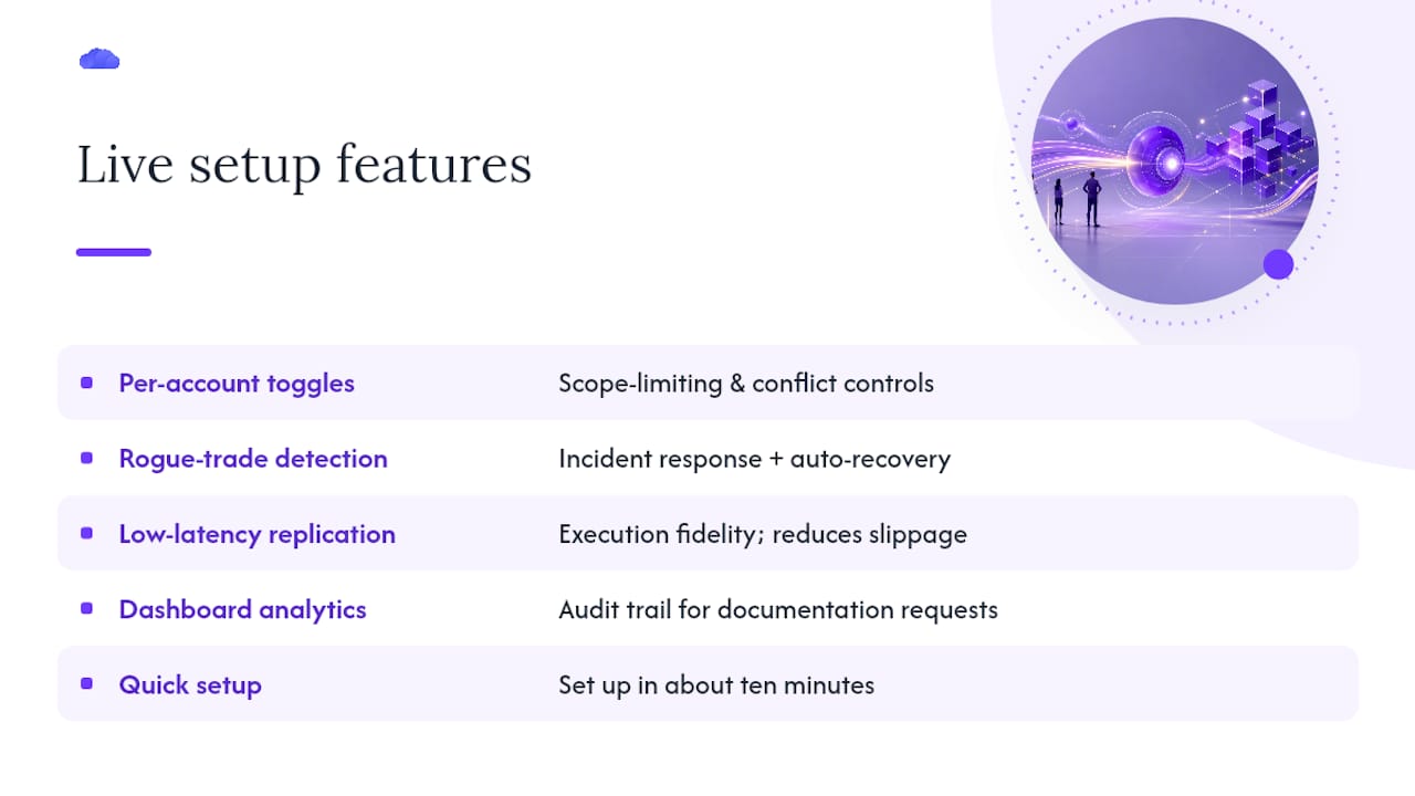 Getting Tradovate Copy Trading Live the Right Way — overview diagram