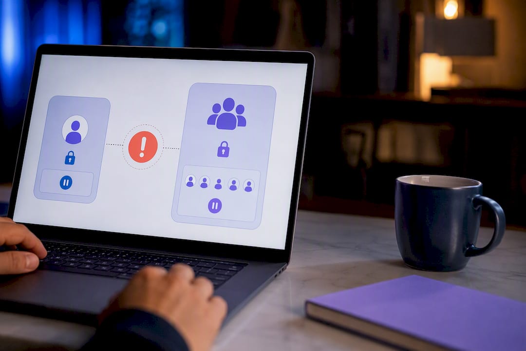 Account-level versus desk-wide control illustration