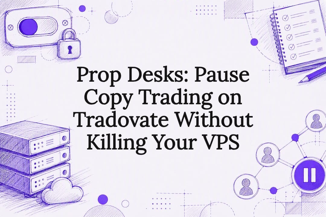Prop Desks: Pause Copy Trading on Tradovate Without Killing Your VPS