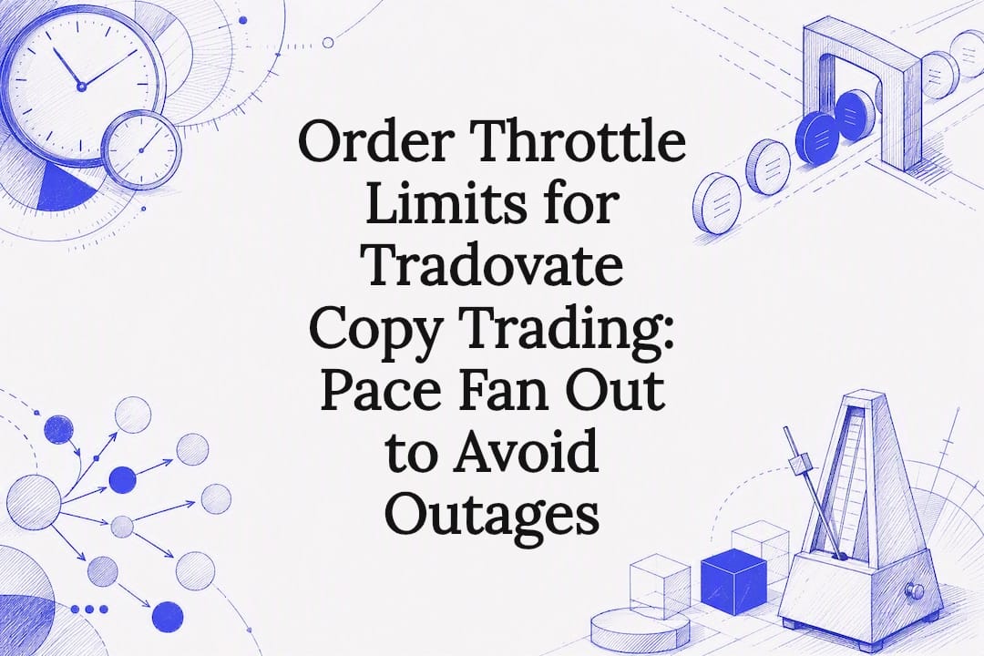 Order Throttle Limits for Tradovate Copy Trading: Pace Fan Out to Avoid Outages
