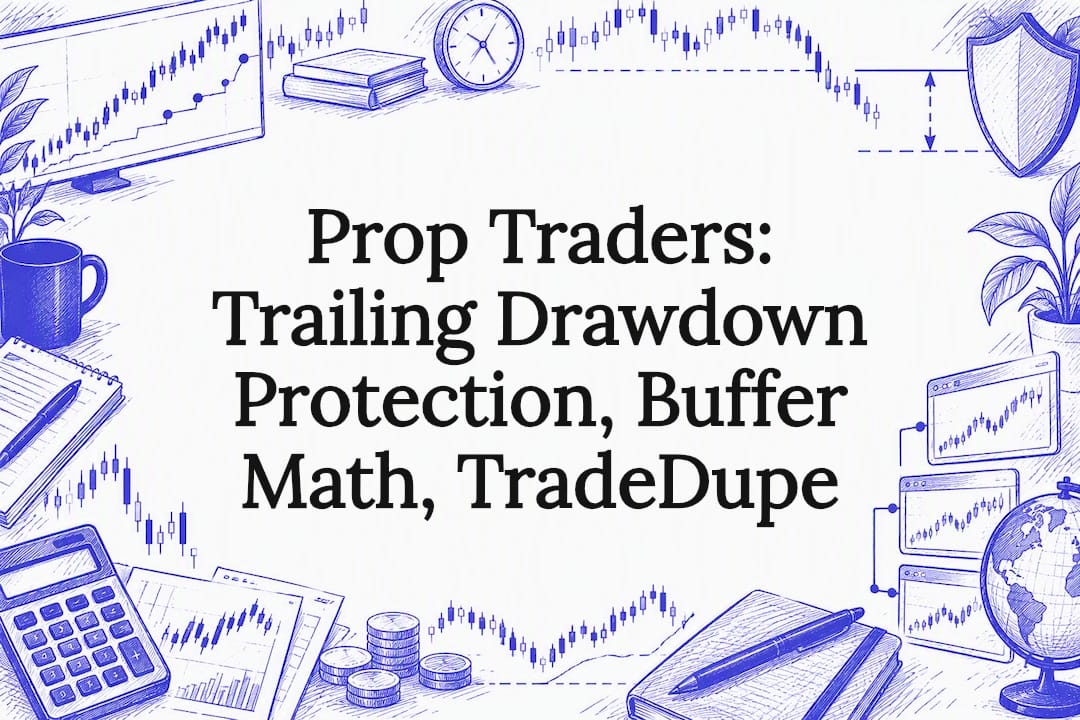 Prop Traders: Trailing Drawdown Protection, Buffer Math, TradeDupe