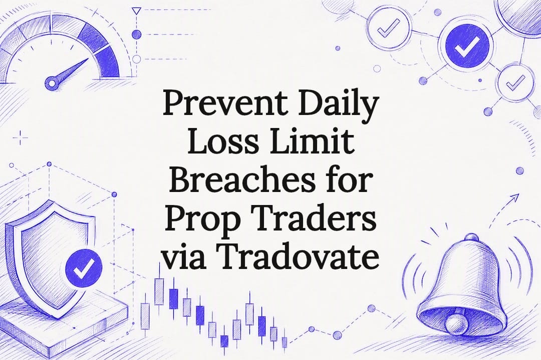 Prevent Daily Loss Limit Breaches for Prop Traders via Tradovate