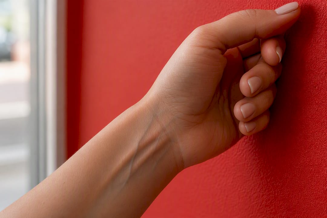 Close-up of wrist showing veins for undertone test