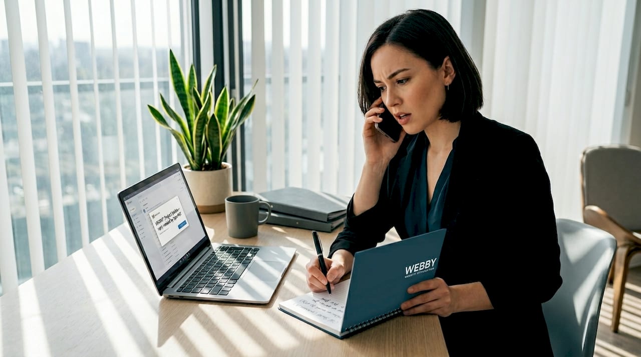 Manager swiftly responding to new online lead