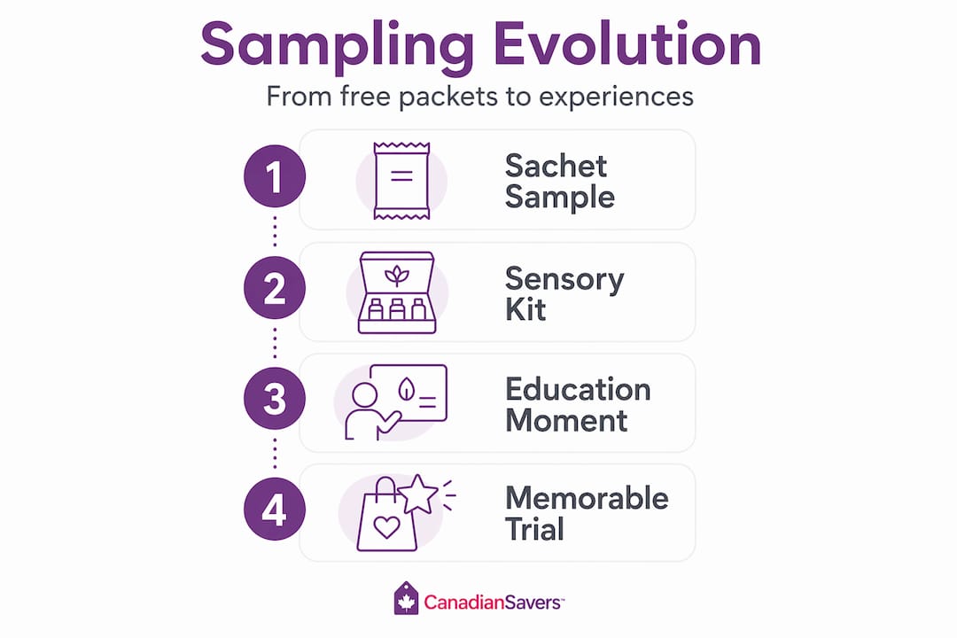 Modern hair care sample formats