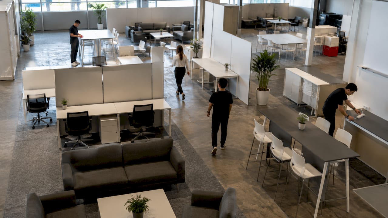Temporary Event Layout Events offices and temporary setups: a complete guide