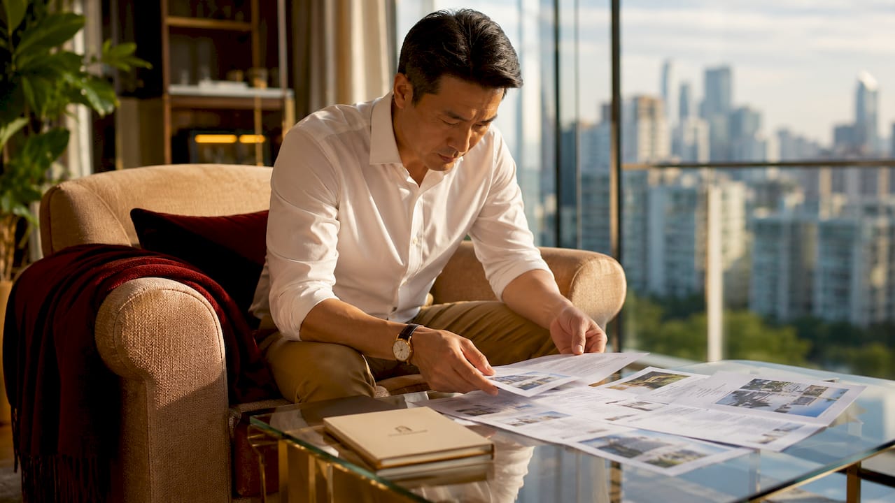 Professional sorting landed house sale documents