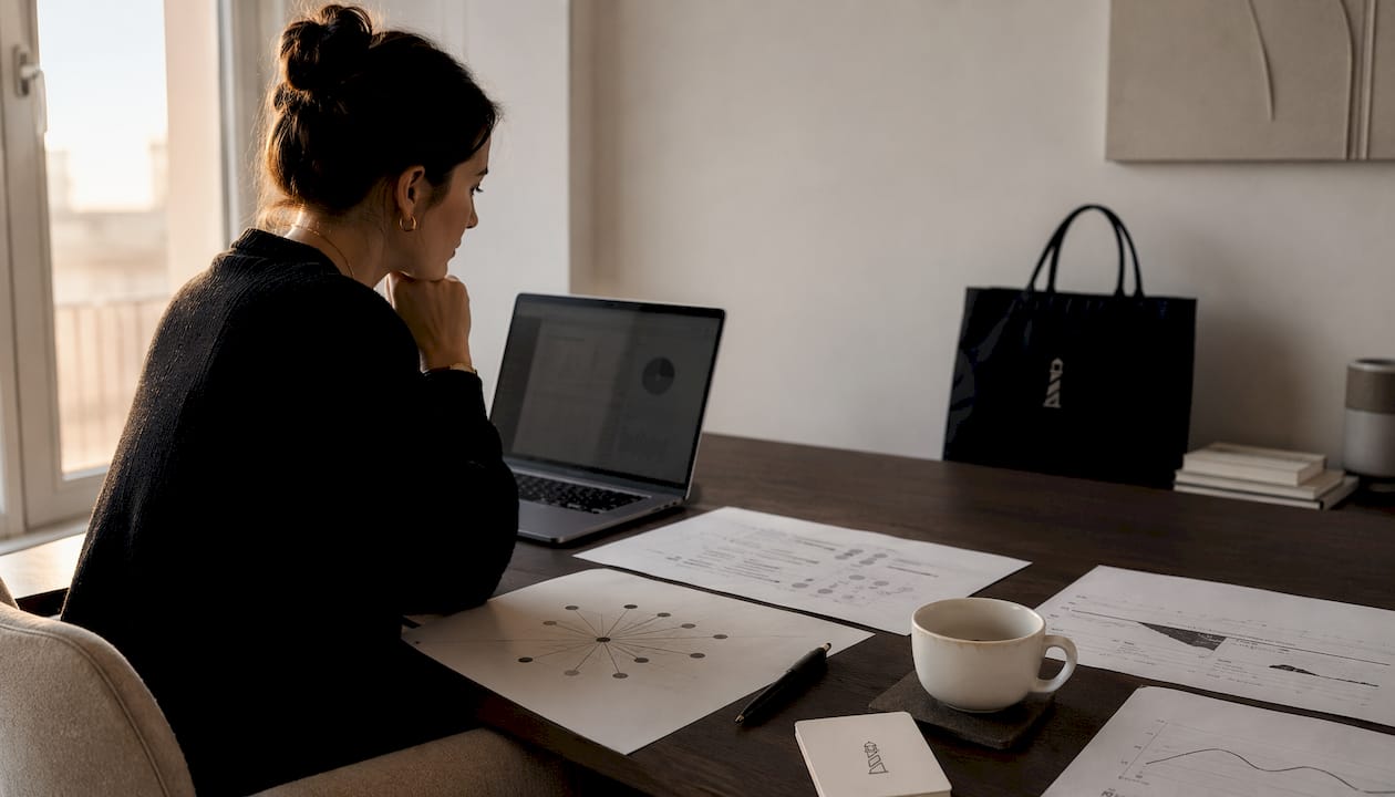 Expert SEO en pleine analyse des données de maillage interne
